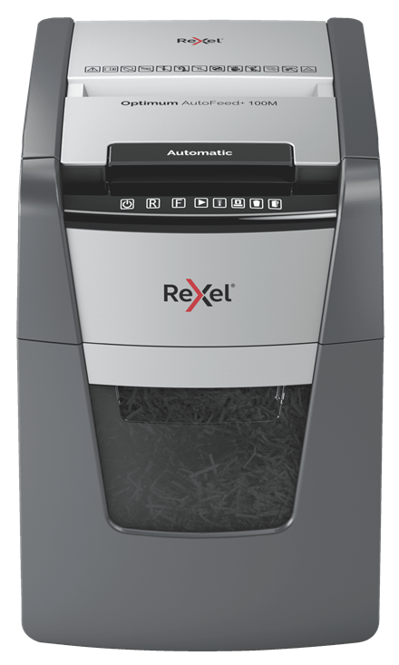 Rexel Optimum AutoFeed+ 100M Automatic Micro Cut Paper Shredder