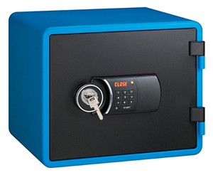 EAGLE FIRE RESISTANT SAFE, YESM-020K DIGITAL+KEYLOCK (BLUE)