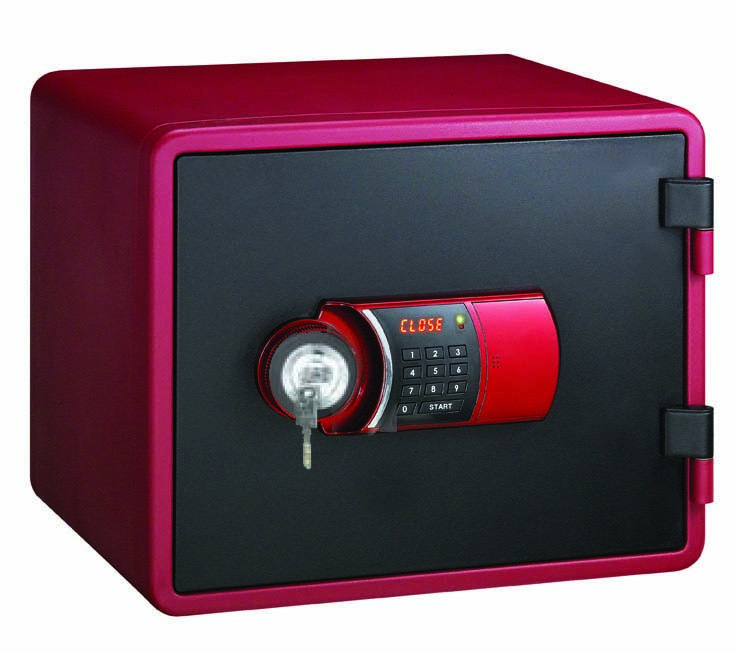 EAGLE FIRE RESISTANT SAFE, YESM-020K DIGITAL+KEYLOCK (RED)