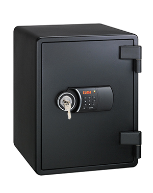 EAGLE FIRE RESISTANT SAFE, YES-031DK DIGITAL+KEY LOCK (BLACK)