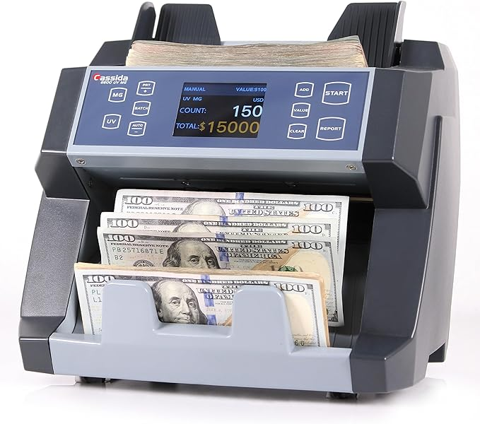 Cassida 6600 UV Business-Grade Bill Counter
