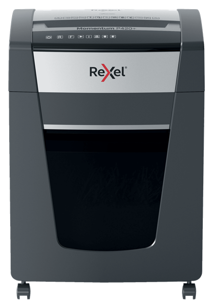 Rexel Momentum P420+ Jam Free Cross Cut Paper Shredder