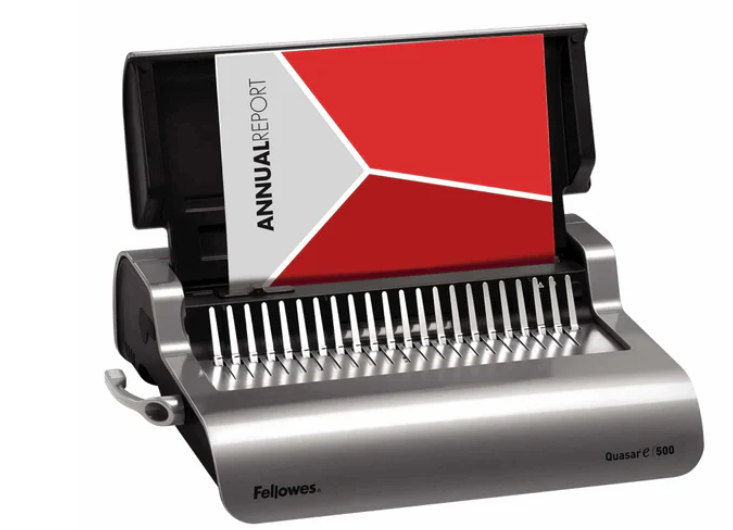 Fellowes Quasar E 500 Electric Comb Binding Machine