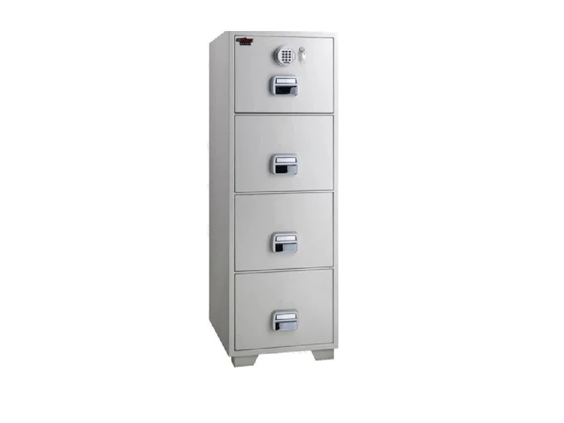 Eagle Fire Resistant Filing Cabinet - SF 680 4EKX, 4 Drawers with  Digital + Key Lock On Top Drawer