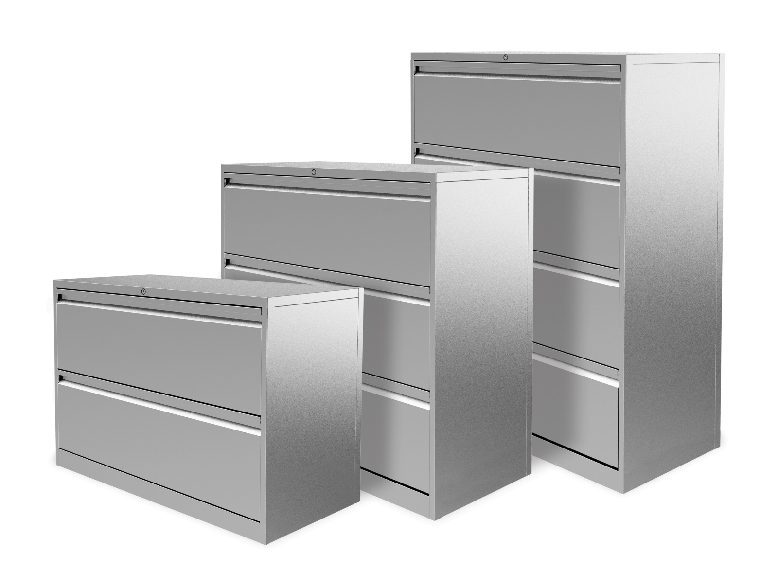 Silverline SFLM4DSD Four Drawers Lateral Cabinets