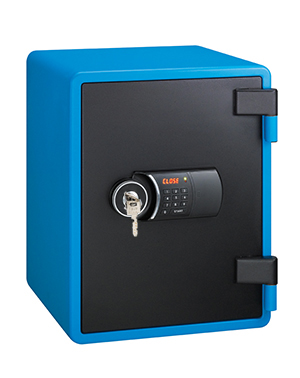 EAGLE FIRE RESISTANT SAFE, YES-031DK DIGITAL+KEYLOCK (BLUE)