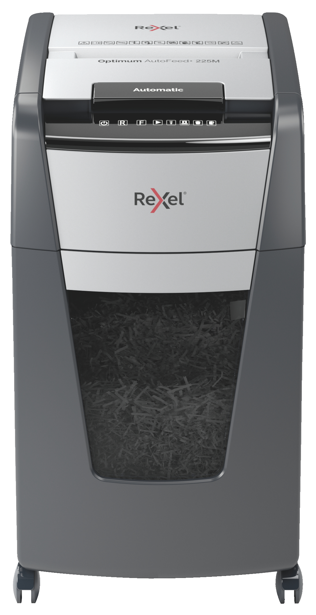 Rexel Optimum AutoFeed+ 225M Automatic Micro Cut Paper Shredder